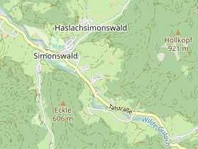 Restaurant auf Karte