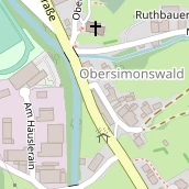 Restaurant auf Karte
