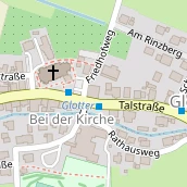 Restaurant auf Karte
