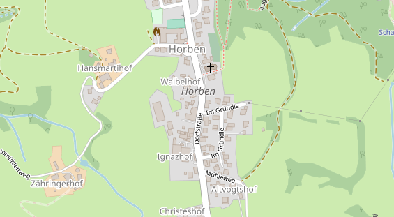 Restaurant auf Karte