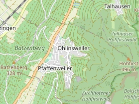 Restaurant auf Karte