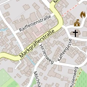 Restaurant auf Karte