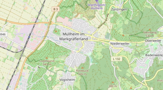 Restaurant auf Karte