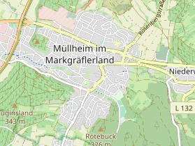 Restaurant auf Karte