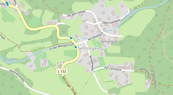 Restaurant auf Karte