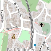 Restaurant auf Karte