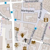 Restaurant auf Karte