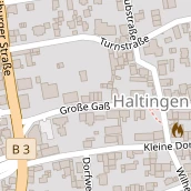 Restaurant auf Karte