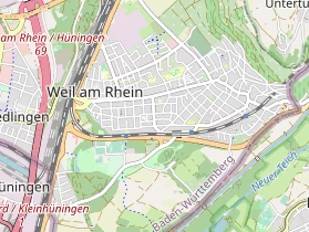 Restaurant auf Karte