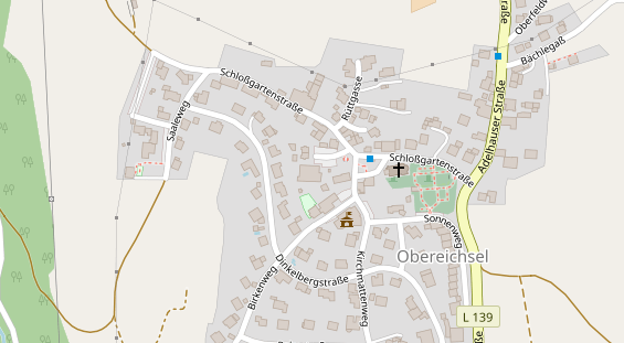 Restaurant auf Karte