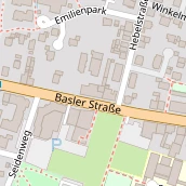 Restaurant auf Karte