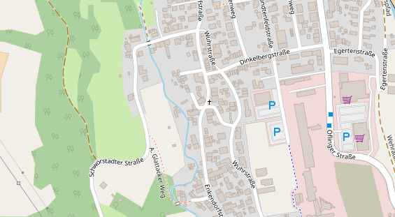 Restaurant auf Karte