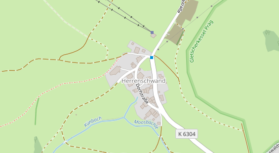 Restaurant auf Karte