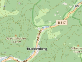 Restaurant auf Karte