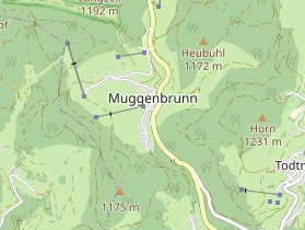 Restaurant auf Karte