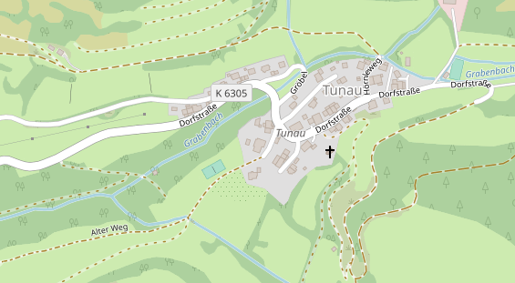 Restaurant auf Karte