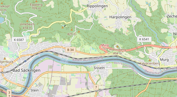 Restaurant auf Karte