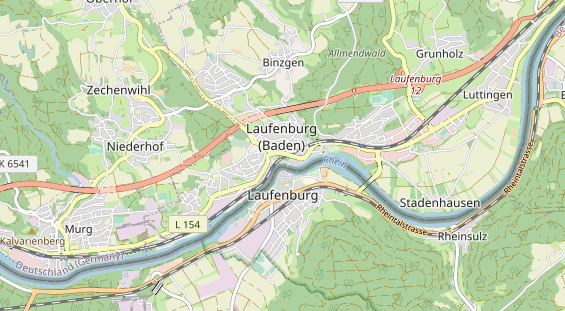 Restaurant auf Karte