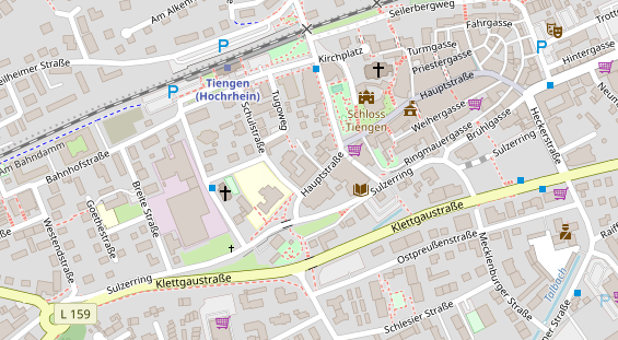 Restaurant auf Karte