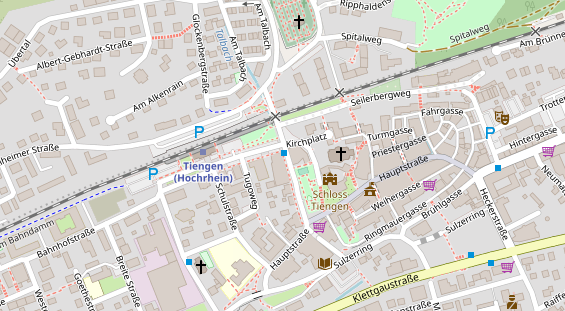 Restaurant auf Karte