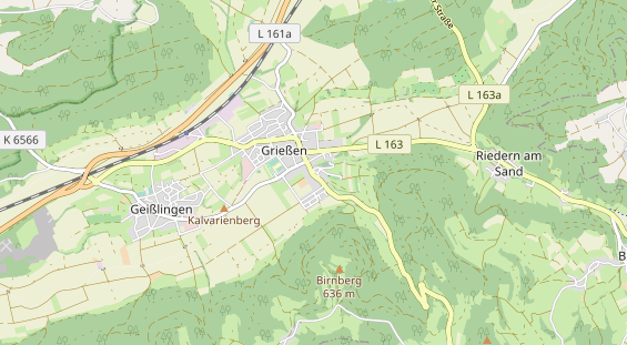 Restaurant auf Karte