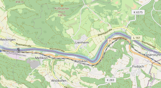 Restaurant auf Karte