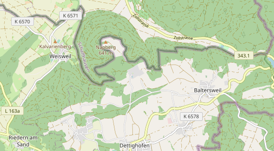 Restaurant auf Karte