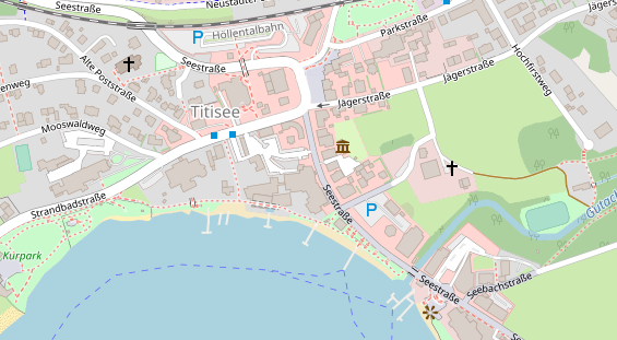 Restaurant auf Karte