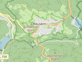 Restaurant auf Karte