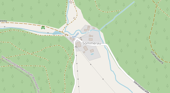 Restaurant auf Karte