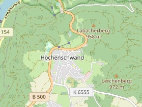 Restaurant auf Karte