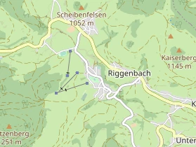 Restaurant auf Karte