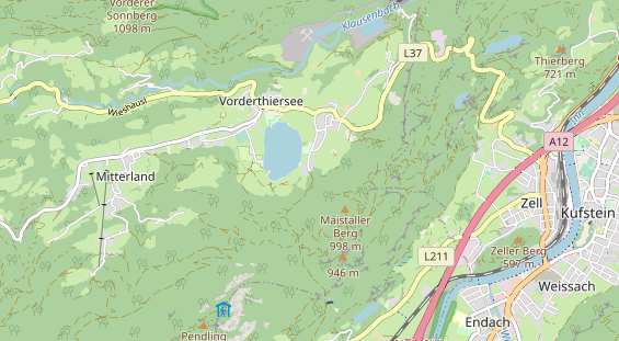 Restaurant auf Karte