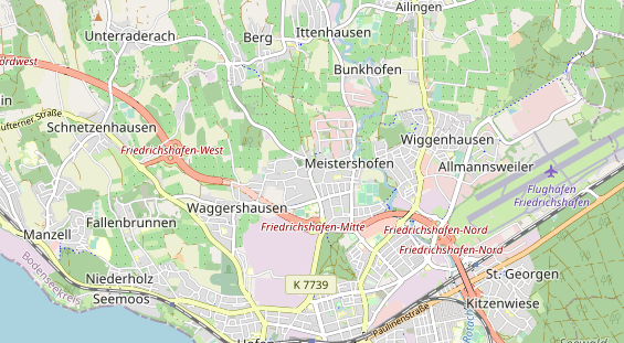 Restaurant auf Karte