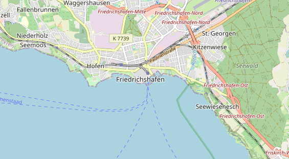 Restaurant auf Karte