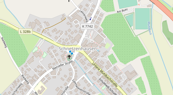 Restaurant auf Karte