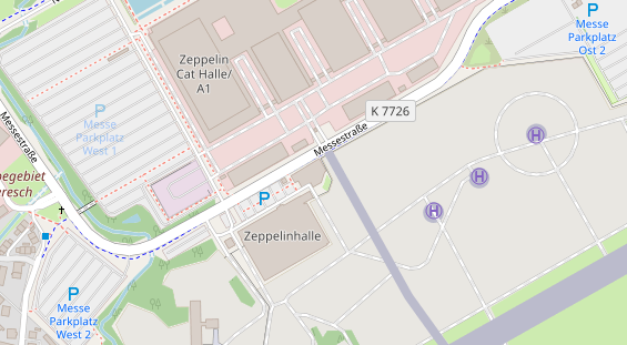 Restaurant auf Karte