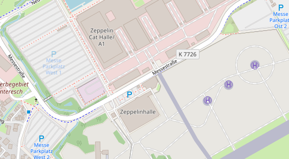 Restaurant auf Karte