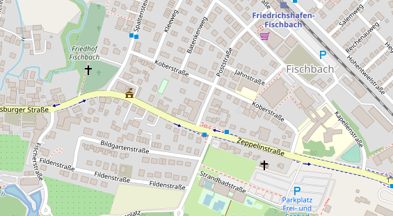 Restaurant auf Karte