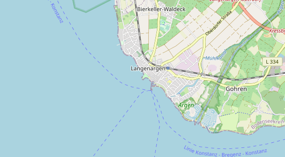 Restaurant auf Karte