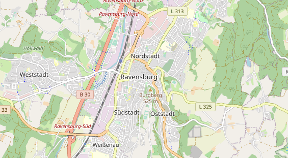 Restaurant auf Karte