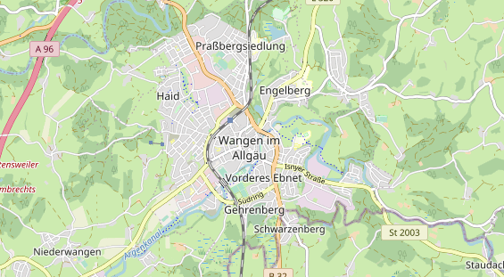 Restaurant auf Karte