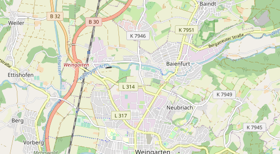 Restaurant auf Karte