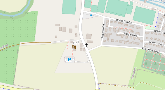 Restaurant auf Karte