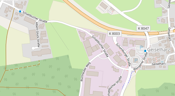 Restaurant auf Karte