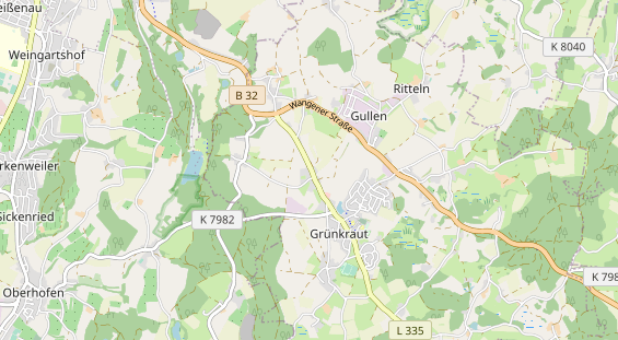 Restaurant auf Karte