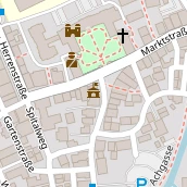 Restaurant auf Karte