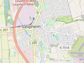 Restaurant auf Karte