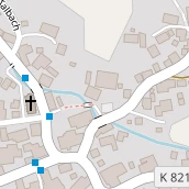 Restaurant auf Karte
