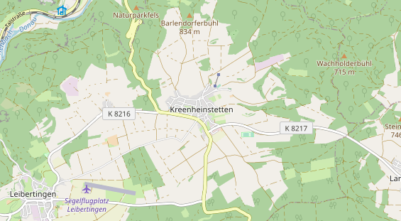 Restaurant auf Karte